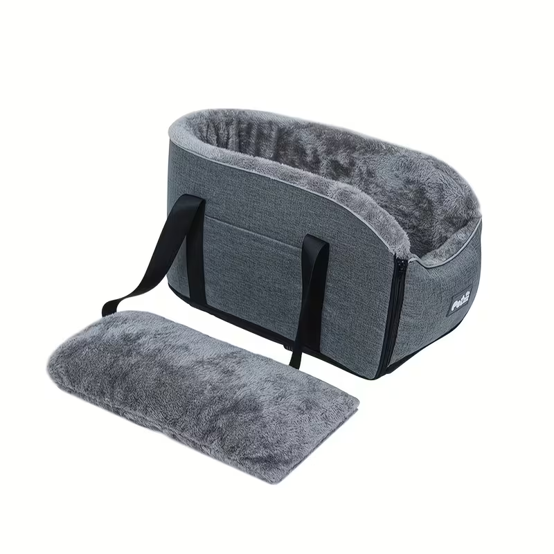 Comfortable Pet Car Seat | Portable Car Travel Bag for Dogs and Cats, Polyester Water-Resistant, Fixed with Safety Buckle, Special Car Seat Cushion for Small and Medium-sized Pets